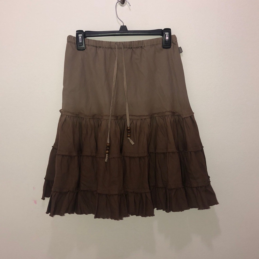 North face tiered midi skirt (ombré)